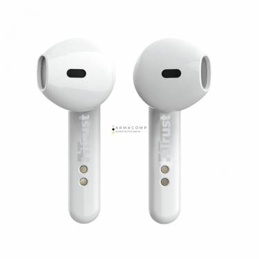 Trust Primo Touch Bluetooth Wireless Earphones White