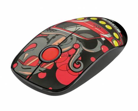 Trust Sketch Silent Click Wireless Mouse Red