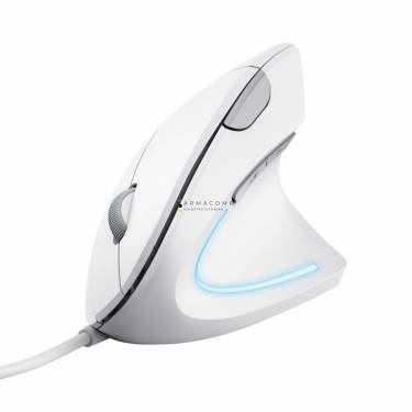 Trust Verto Vertical Ergonomic Mouse White