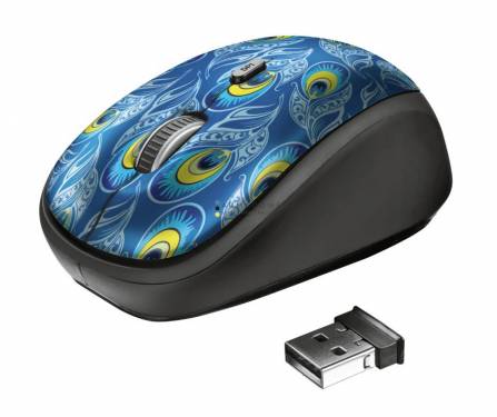 Trust Yvi wireless mouse Peacock