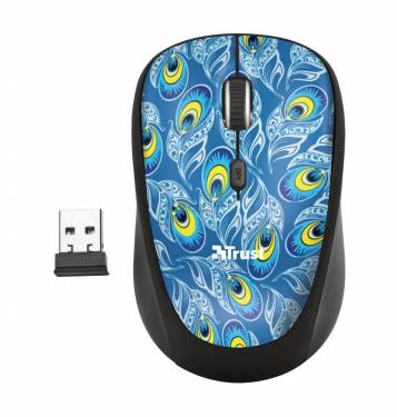 Trust Yvi wireless mouse Peacock