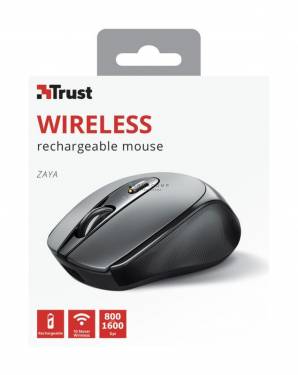 Trust Zaya Rechargeable Wireless mouse Black