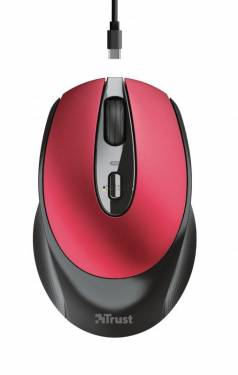 Trust Zaya Rechargeable Wireless mouse Red