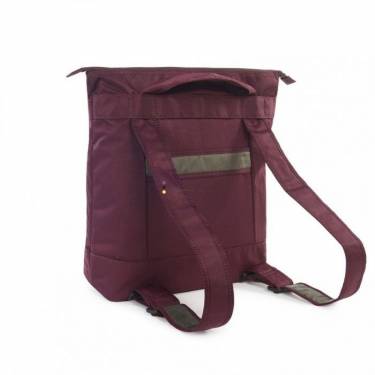 Tucano Piú 15" bag backpack combo for laptop Burdundy