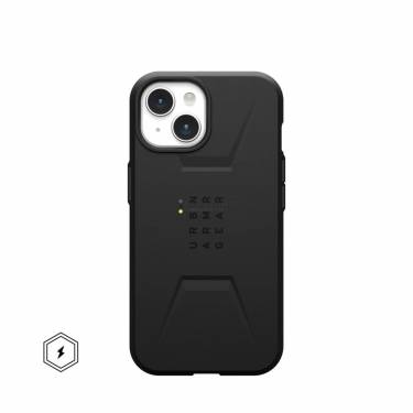 UAG Civilian case for MagSafe iPhone 15 Black