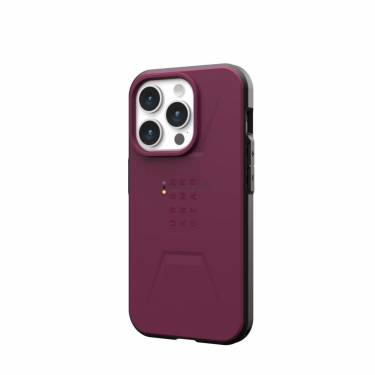 UAG Civilian case for MagSafe iPhone 15 Pro Bordeaux