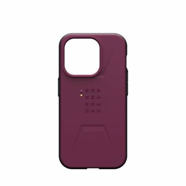 UAG Civilian case for MagSafe iPhone 15 Pro Bordeaux