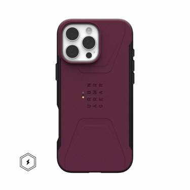 UAG Civilian Magsafe iPhone 16 Pro Max Bordeaux