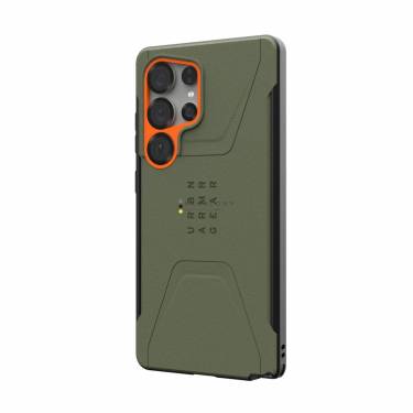 UAG Civilian Pro Samsung Galaxy S 2025 Ultra Olive Drab/Orange