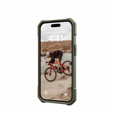 UAG Essential Armor case for MagSafe iPhone 15 Olive Drab