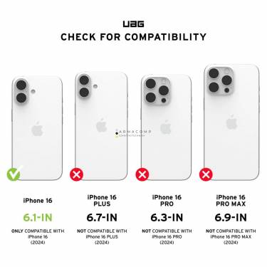 UAG Essential Armor Magsafe iPhone 16 Black