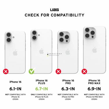 UAG Essential Armor Magsafe iPhone 16 Plus Black