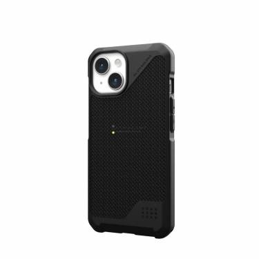 UAG Metropolis LT case for MagSafe iPhone 15 Kevlar Black