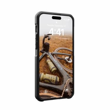 UAG Metropolis LT case for MagSafe iPhone 15 Pro Max Kevlar Black