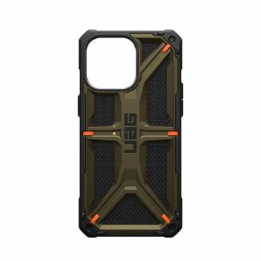 UAG Monarch case for iPhone 15 Pro Max Kevlar Elemental Green