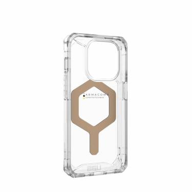 UAG Plyo case for MagSafe iPhone 15 Pro Ice/Gold