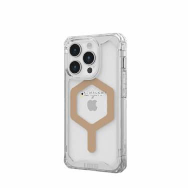 UAG Plyo case for MagSafe iPhone 15 Pro Ice/Gold