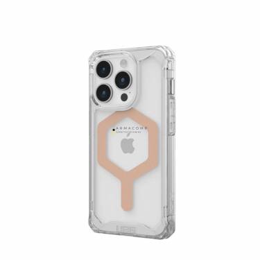 UAG Plyo case for MagSafe iPhone 15 Pro Ice/Rose Gold