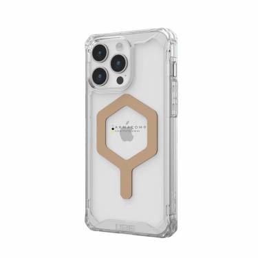 UAG Plyo case for MagSafe iPhone 15 Pro Max Ice/Gold