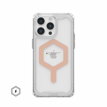 UAG Plyo case for MagSafe iPhone 15 Pro Max Ice/Rose Gold