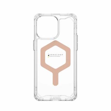 UAG Plyo case for MagSafe iPhone 15 Pro Max Ice/Rose Gold