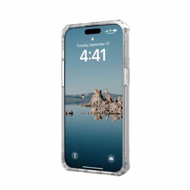 UAG Plyo case for MagSafe iPhone 15 Pro Max Ice/Silver