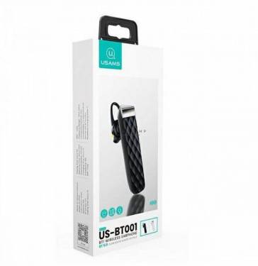 Usams US-BT001 Bluetooth Mono Headset Black