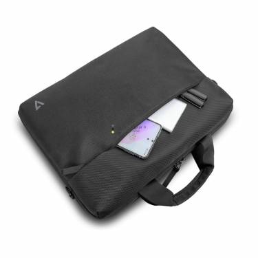 V7 CTP14-ECO2 Eco-Friendly Topload Briefcase Laptop Case 16" Black