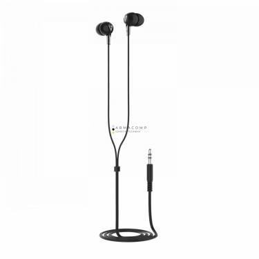 V7 HA200 3.5mm Noise Isolating Stereo Earbuds Black