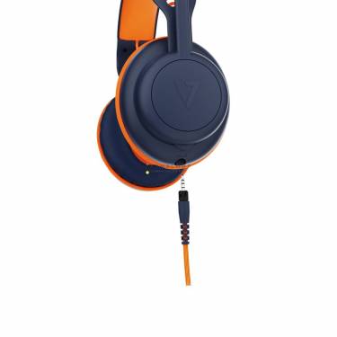 V7 HU590E V7 Safe Sound 2 Over-Ear Education Headset Dark Blue/Orange