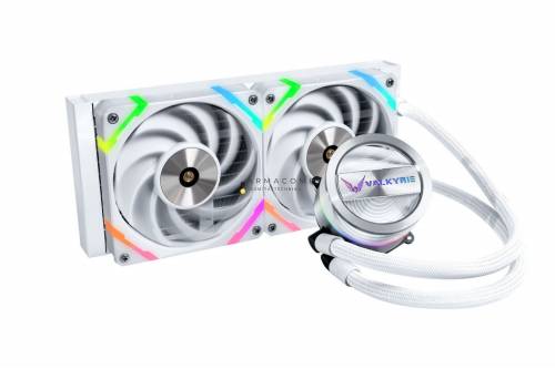 Valkyrie Dragonfang 240 ARGB AiO CPU Liquid Cooler White