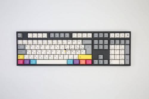 Varmilo VEA109 CMYK USB Cherry MX Brown Mechanical Gaming Keyboard Grey/White HU