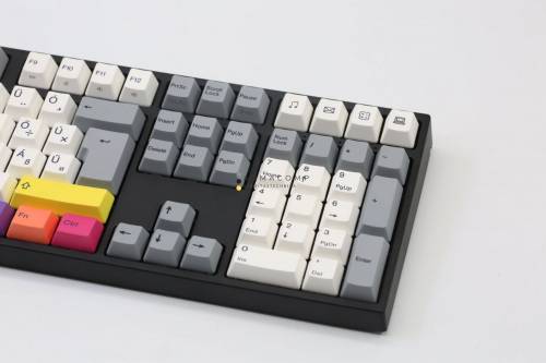 Varmilo VEA109 CMYK USB Cherry MX Brown Mechanical Gaming Keyboard Grey/White HU