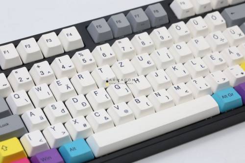 Varmilo VEA109 CMYK USB Cherry MX Brown Mechanical Gaming Keyboard Grey/White HU