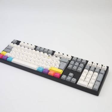 Varmilo VEA109 CMYK USB Cherry MX Brown Mechanical Gaming Keyboard Grey/White HU