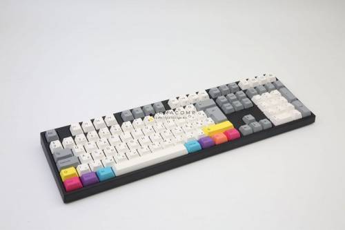 Varmilo VEA109 CMYK USB Cherry MX Brown Mechanical Gaming Keyboard Grey/White HU