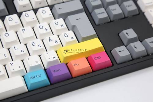 Varmilo VEA109 CMYK USB Cherry MX Brown Mechanical Gaming Keyboard Grey/White HU