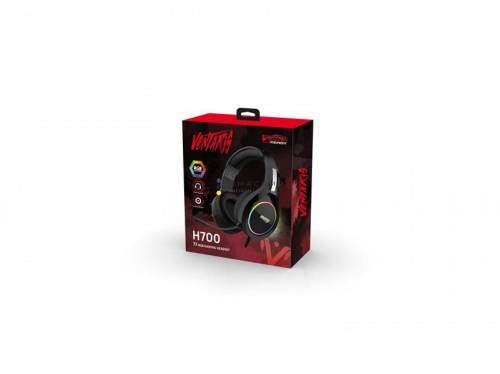 Ventaris H700 RGB 7.1 Gamer Headset Black