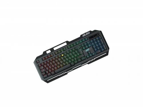 Ventaris K100 RGB Gamer billentyűzet Black HU