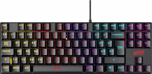 Ventaris Malevik RGB Mechanical Blue Switch Gamer Keyboard Black HU