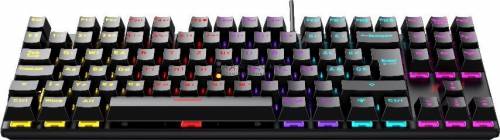 Ventaris Malevik RGB Mechanical Blue Switch Gamer Keyboard Black HU