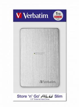 Verbatim 1TB 2,5col USB3.2 Store colncol Go Alu Slim Silver