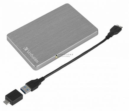 Verbatim 1TB 2,5col USB3.2 Store colncol Go Alu Slim Space Grey