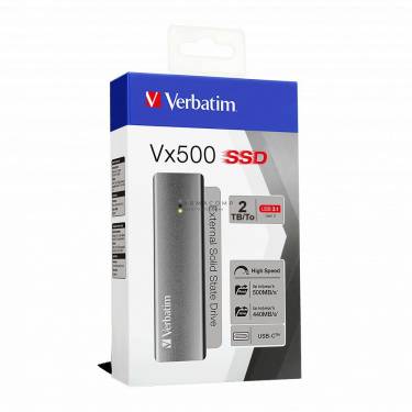 Verbatim 2TB USB 3.2/USB Type-C Vx500 Space Grey