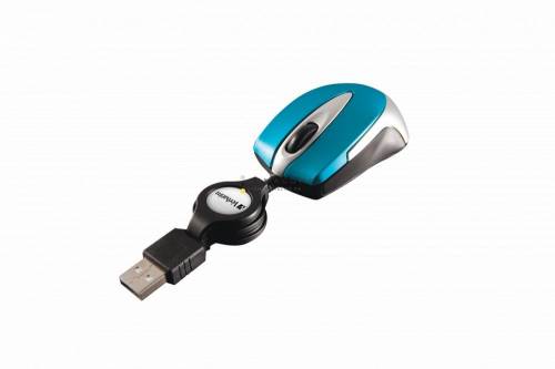 Verbatim Go Mini Optical Travel Mouse Caribbean Blue