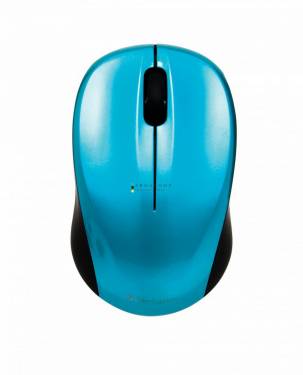 Verbatim Go Nano Wireless Mouse Caribbean Blue