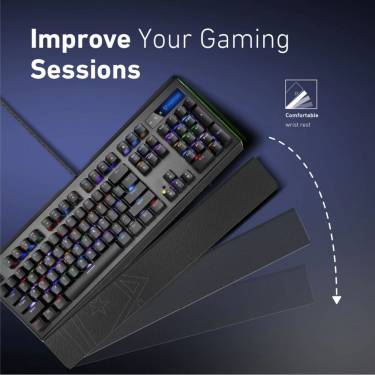 VERTUX Toucan Mechanical Gaming Keyboard Black US