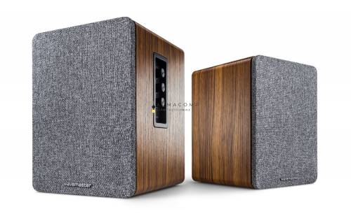 wavemaster  Base Bluetooth Speaker System Wood/Grey