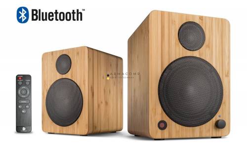 wavemaster  Cube Mini Neo Bluetooth Speaker System Bamboo