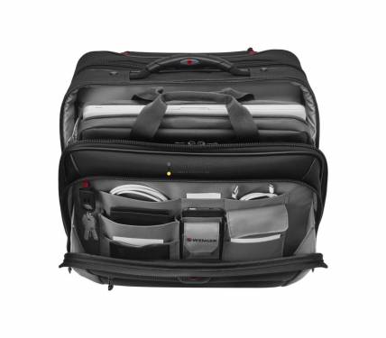 Wenger Potomac 2-Piece Business Set with Comp-U-Roller 17" Black